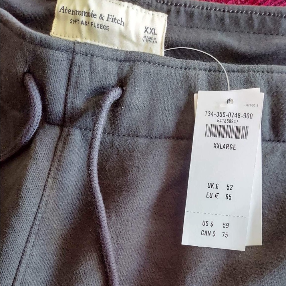Abercrombie and Fitch Fleece Jogger size XXL NWT - Picture 8 of 13